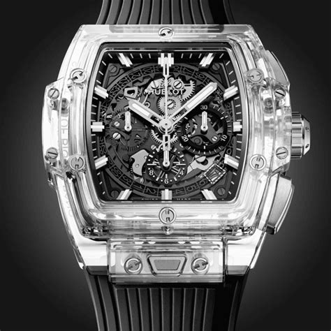 hublot sapphire spirit of big bang|Hublot big bang chronograph.